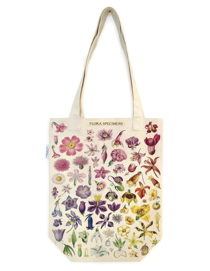 Vintage Flora Specimens Tote Bag