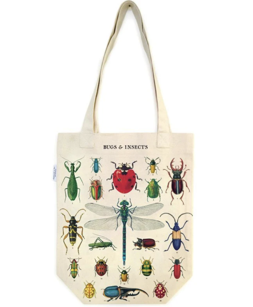 Vintage Bugs And Insects Tote Bag