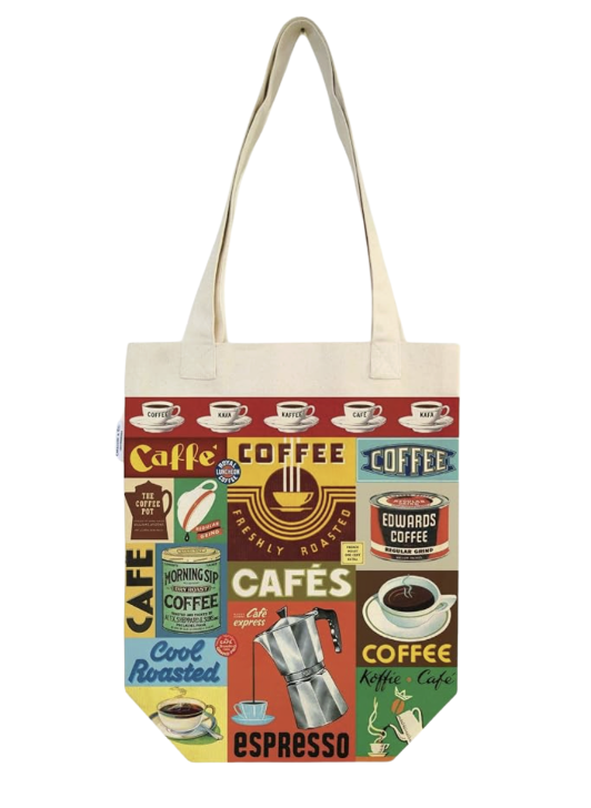 Vintage Coffee Tote Bag
