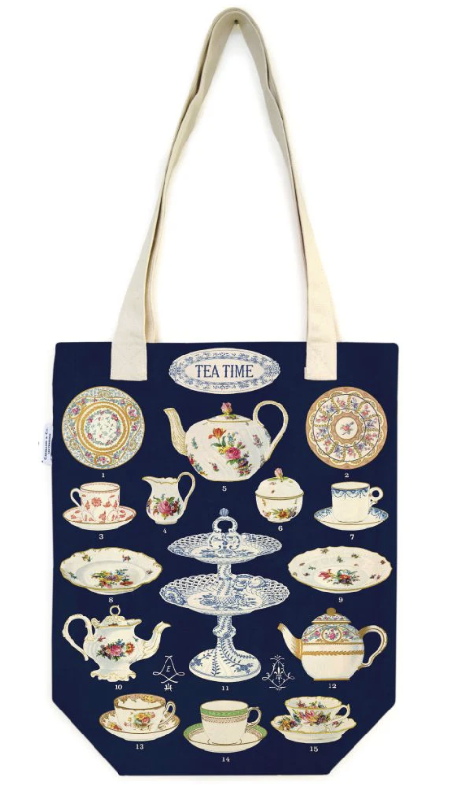Vintage Tea Time Tote Bag