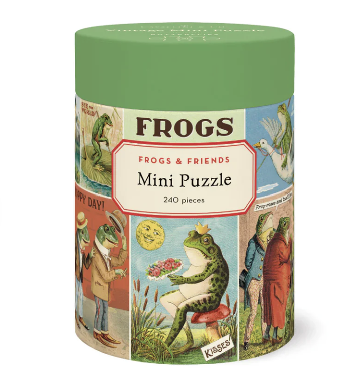 Cavallini & Co. 240 Mini Piece Puzzle - Frogs And Friends
