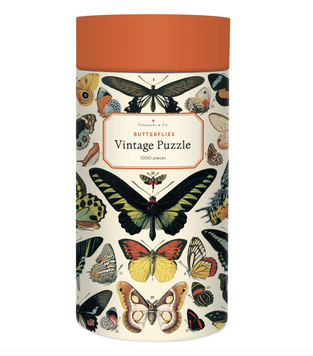 Cavallini & Co. 1000 Piece Puzzle - Butterflies
