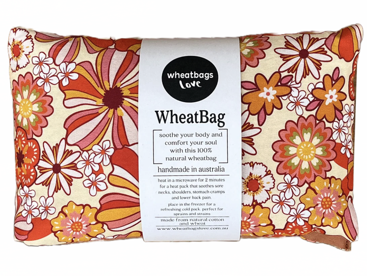 Wheatbags Love - Groovy Flowers Orange Lavender