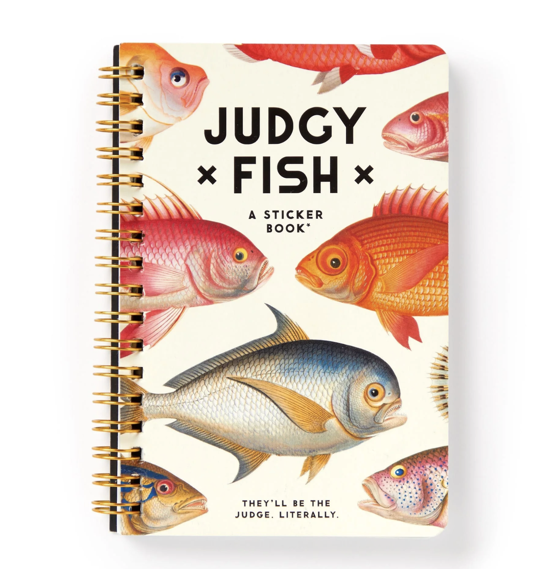 Sticker Book - Judgy Fish