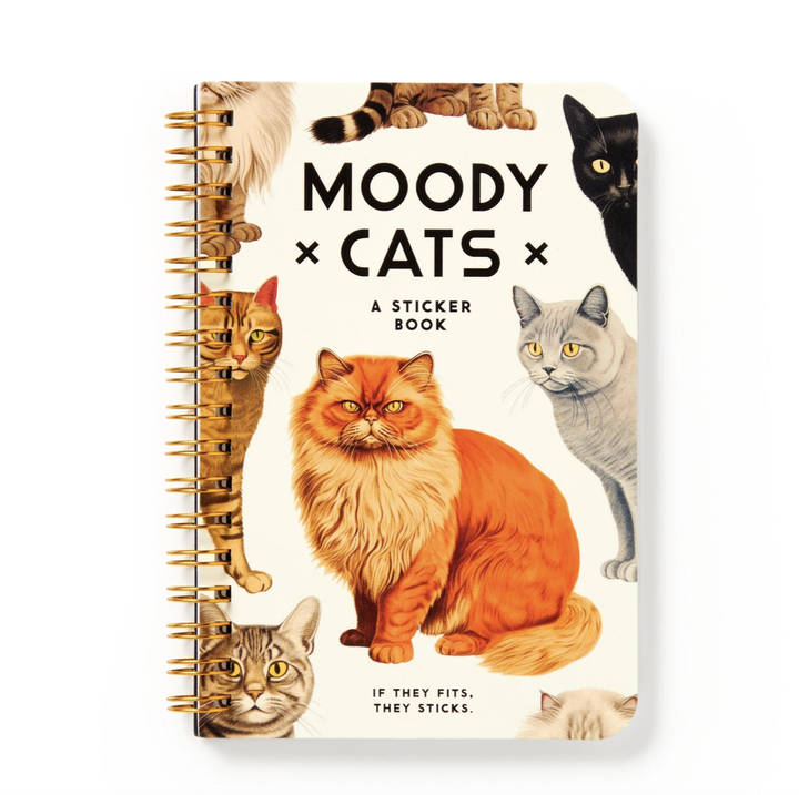Sticker Book - Moody Cats