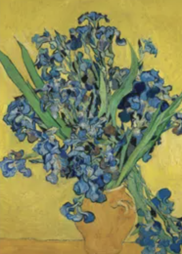 Origamo Pop Up Greeting Card - Van Gogh Irises