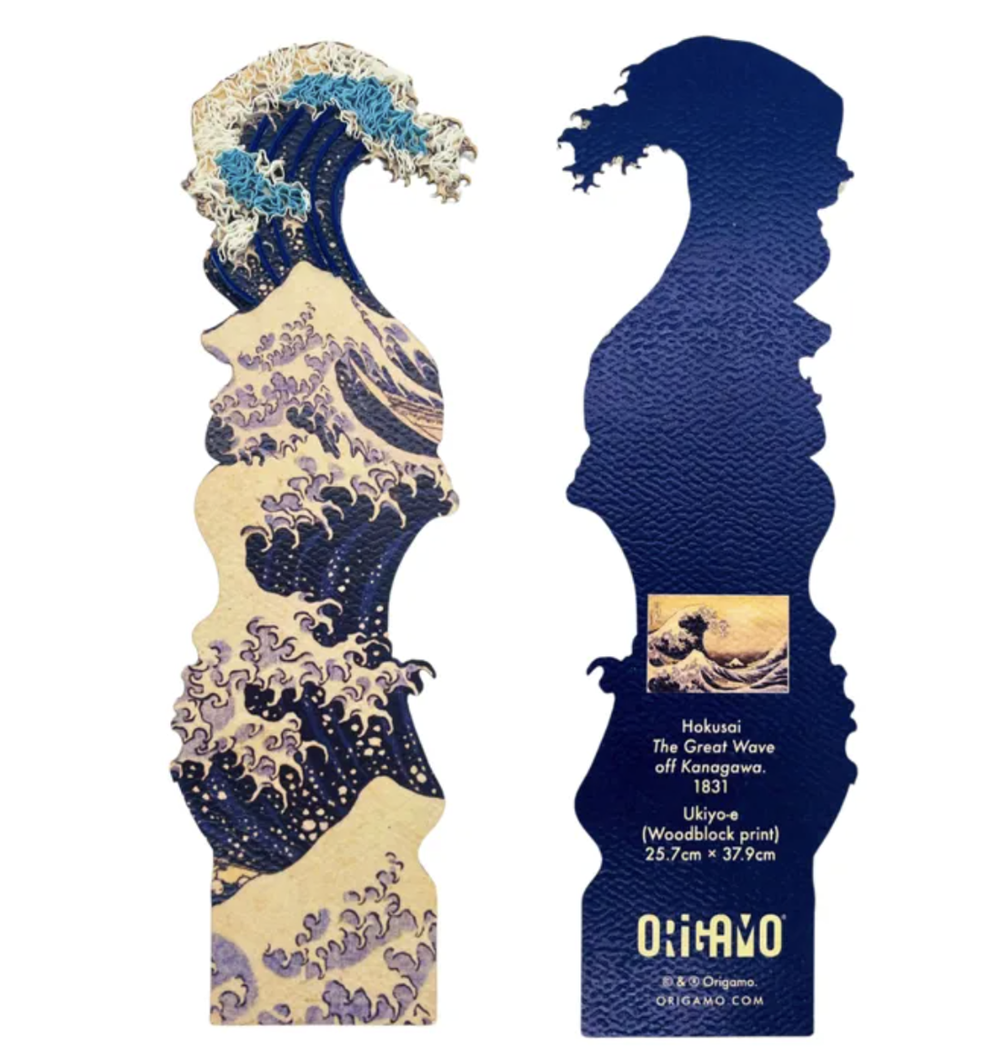 Origamo Bookmark - Hokusai The Great Wave