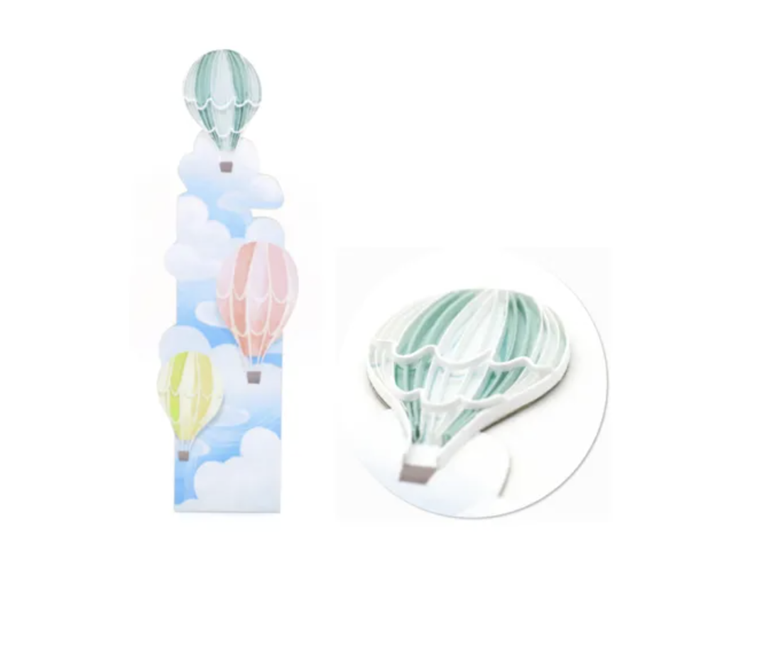 Origamo Bookmark - Hot Air Balloons