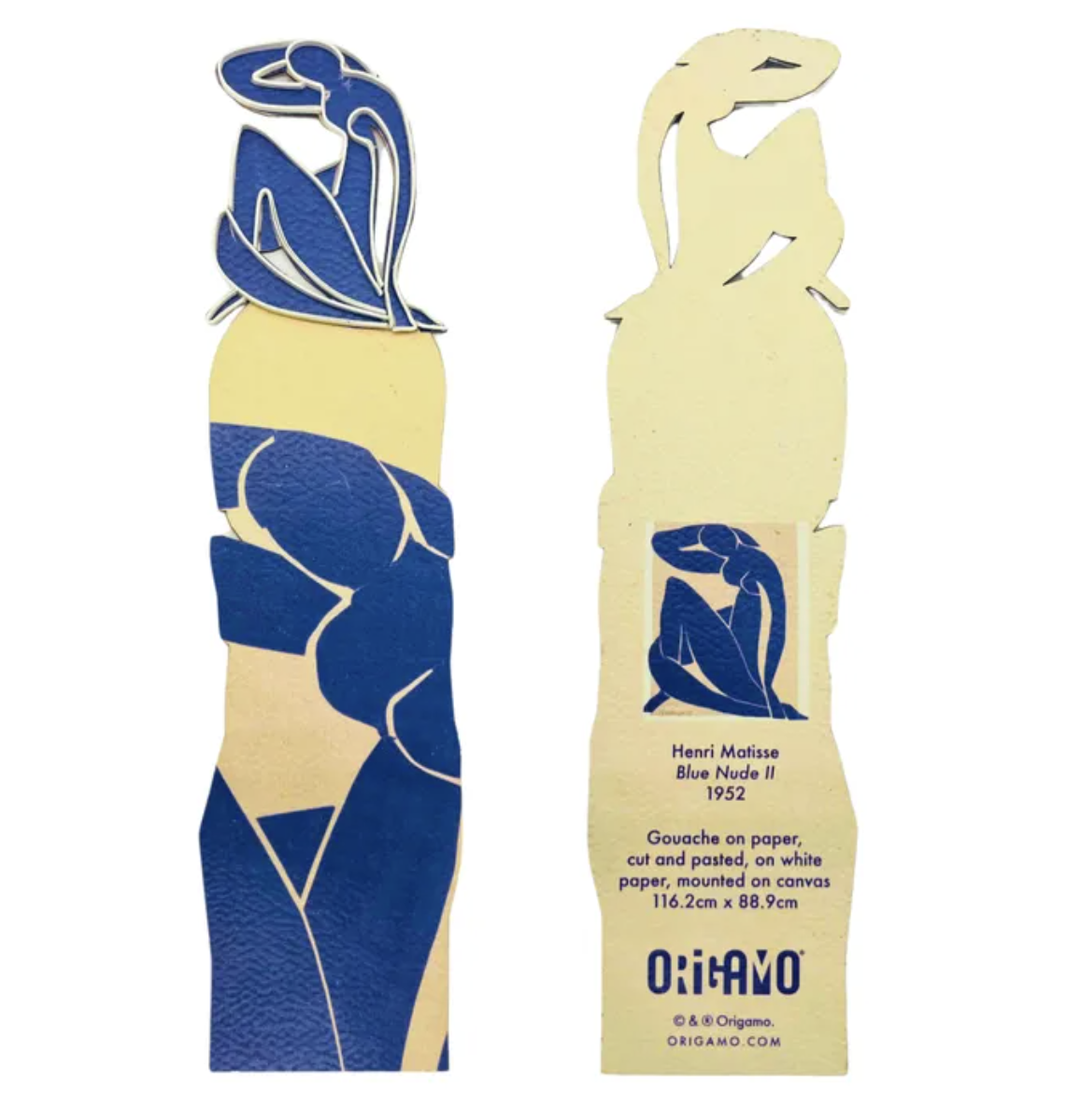 Origamo Bookmark - Matisse Blue Nude