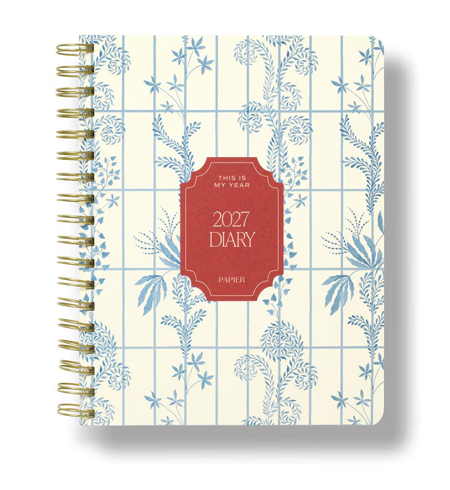 2027 Softcover Spiral Weekly Diary - Cabana