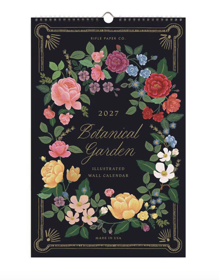 2027 Wall Calendar - Botanical Garden