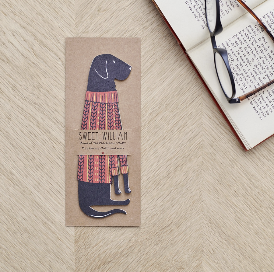 Sweet William Bookmark - Black Labrador