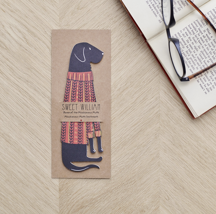 Sweet William Bookmark - Black Labrador