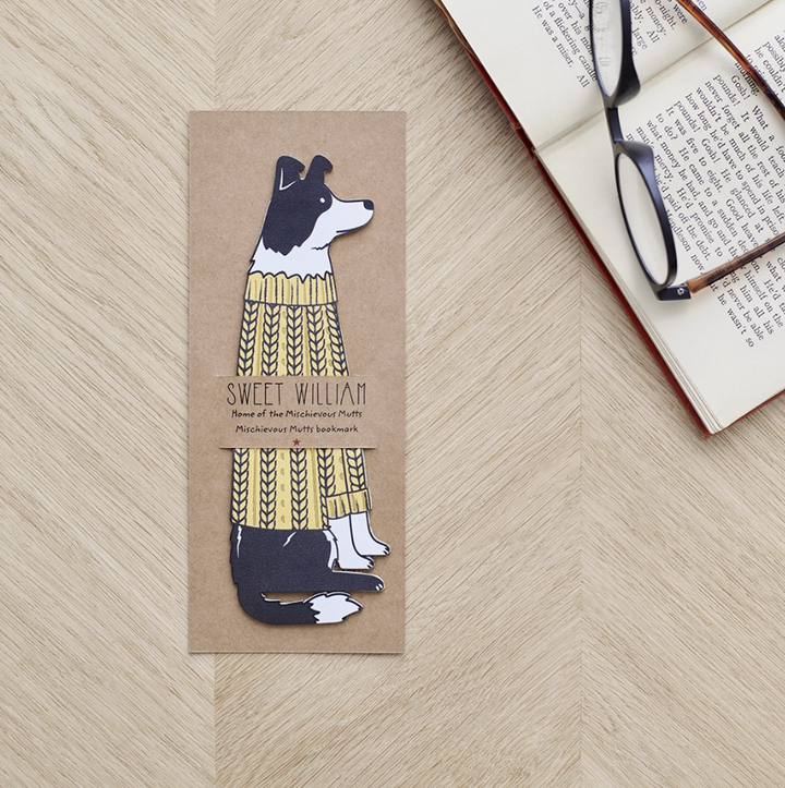 Sweet William Bookmark - Border Collie