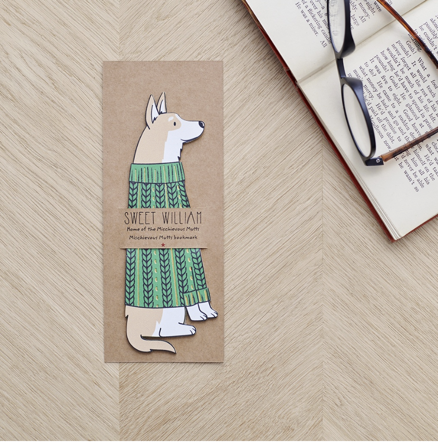 Sweet William Bookmark - Corgi