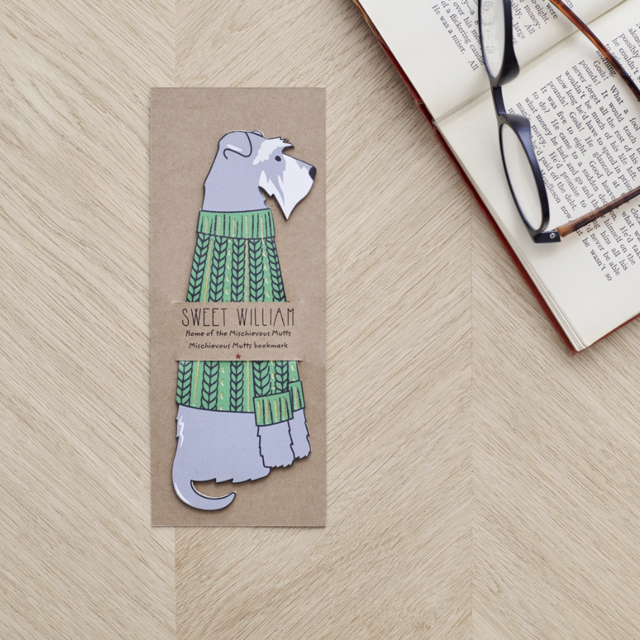 Sweet William Bookmark - Schnauzer
