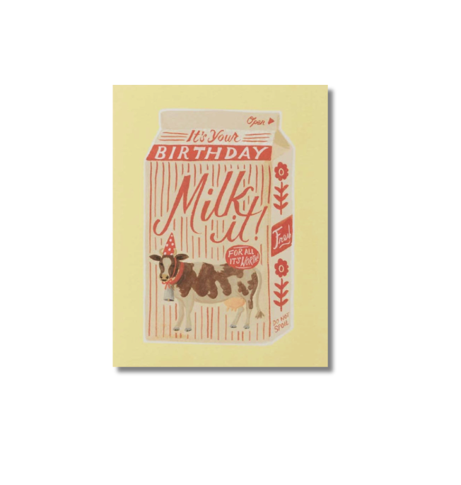 Rifle Paper Co. Card - Milk It Birthday