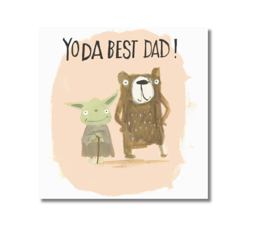 Sooshichacha Card - Yoda Best Dad