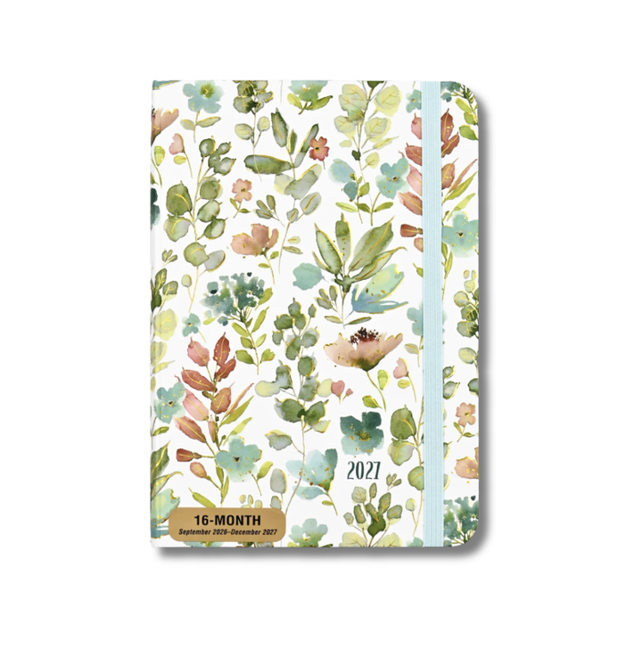 Peter Pauper Press 2027 Weekly Planner - Floral Watercolor