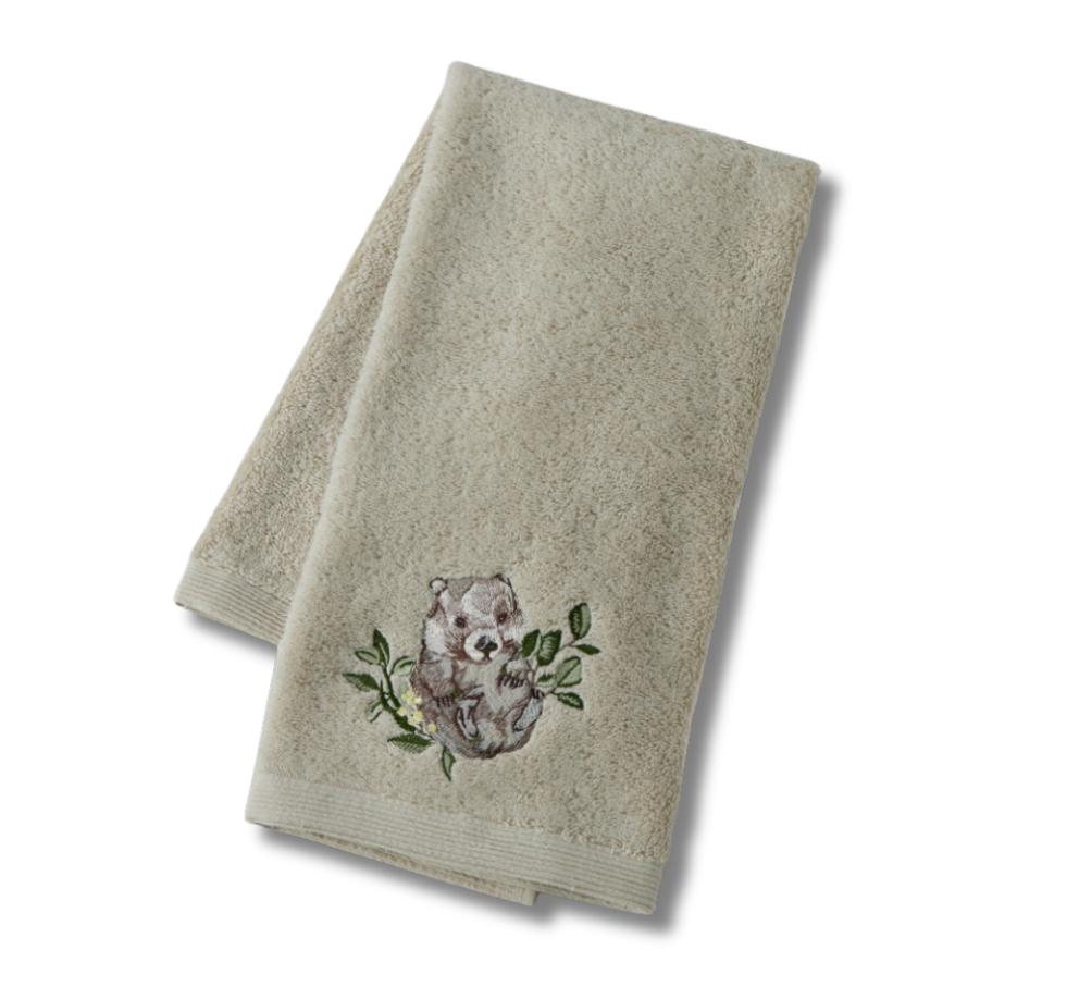 Hand Towel - Green - Wombat