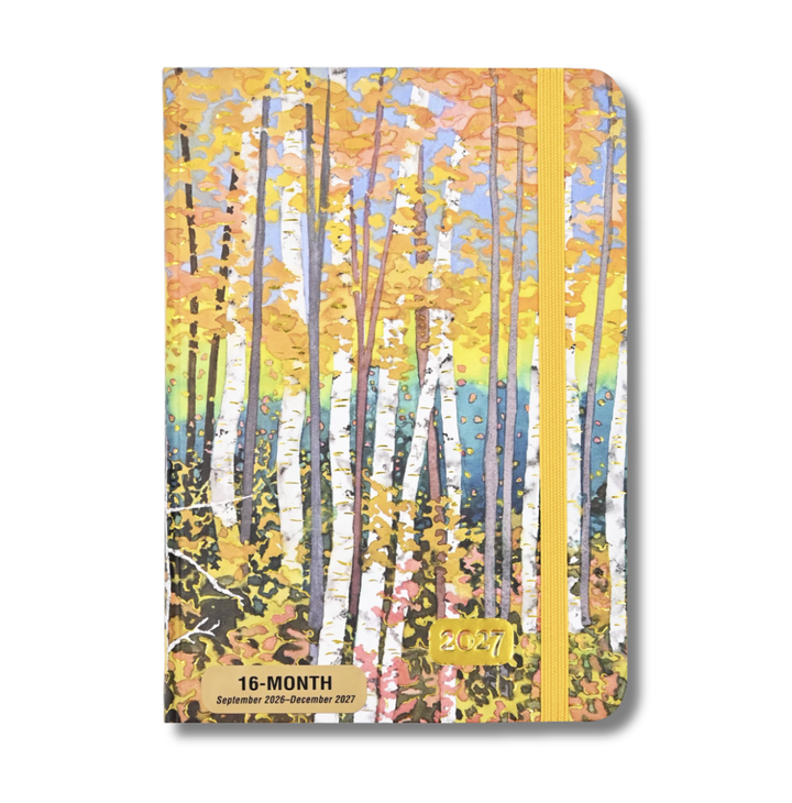 Peter Pauper Press 2027 Weekly Planner -Aspen Forest