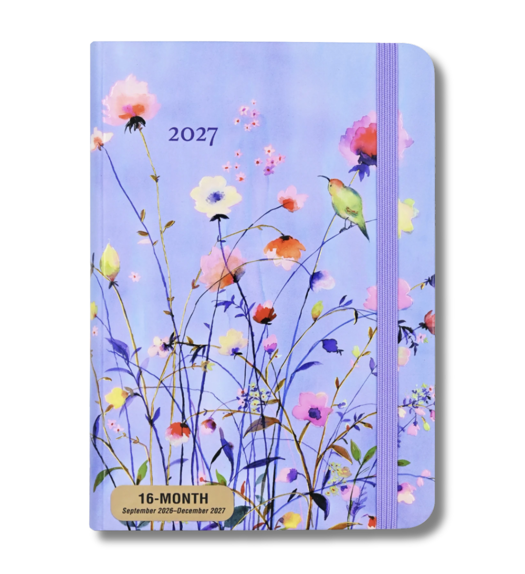Peter Pauper Press 2027 Weekly Planner - Lavender Wildflowers