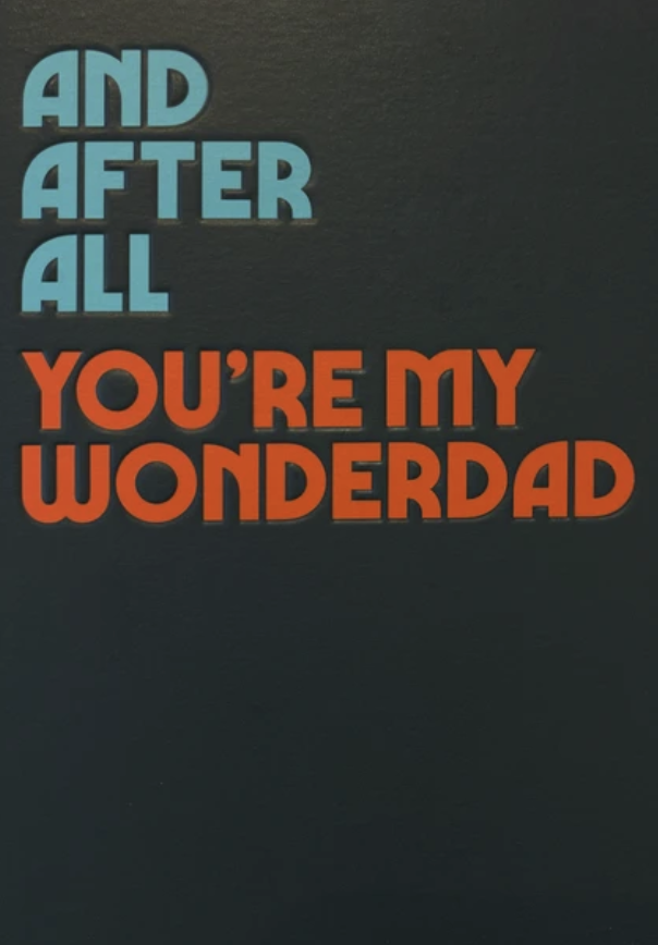 Cath Tate Card - Wonderdad