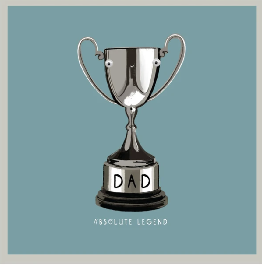 Cinnamon Aitch Card (Googly Eyes) - Absolute Legend Trophy
