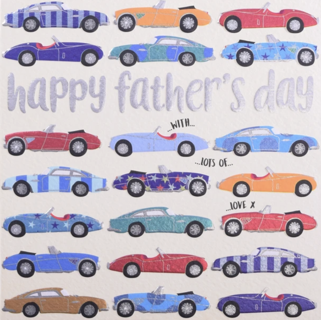 Quicksilver Card - Father's Day Cars
