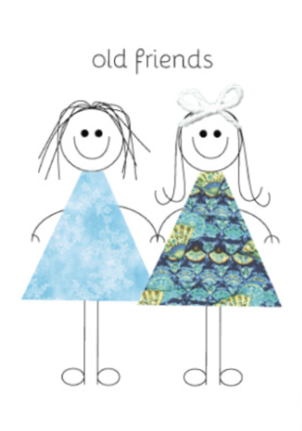 Candle Bark Creations Card - Old Friends