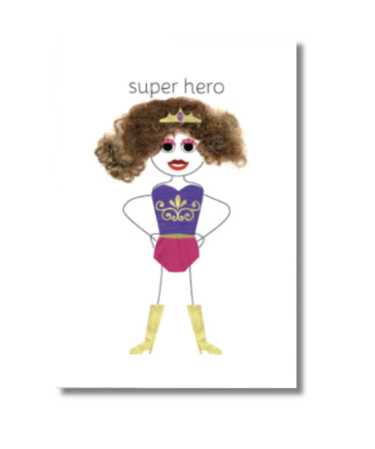 Candle Bark Creations Card - Super Lady