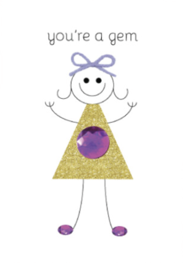 Candle Bark Creations Card - You're a Gem