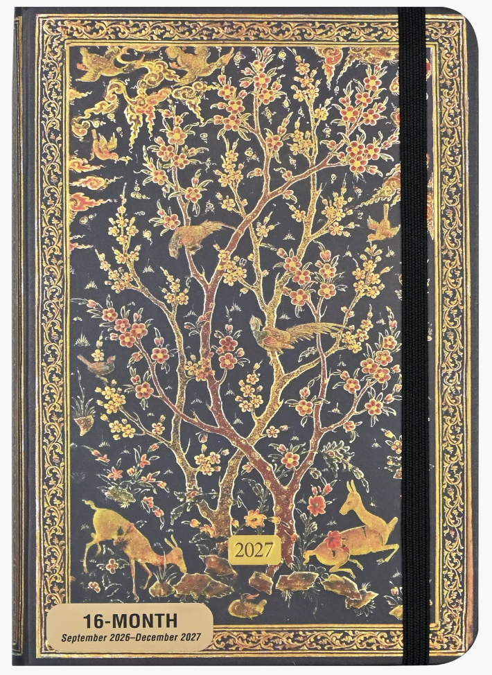 Peter Pauper Press 2027 Weekly Planner - Persian Grove