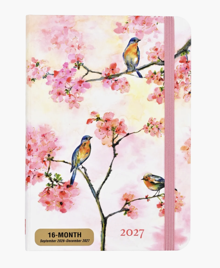 Peter Pauper Press 2027 Weekly Planner - Cherry Blossoms In Spring