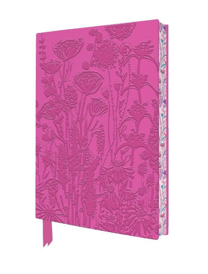 Flame Tree 2027 Leather Diary - Lucy Innes Williams - Pink
