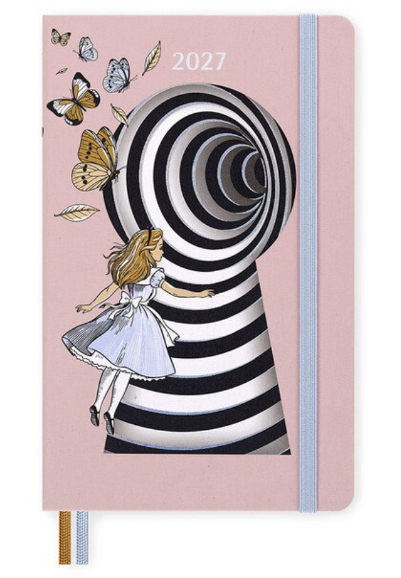 Moleskine 2027 12 Month Hard Cover Diary - Alice in Wonderland