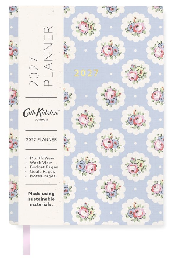 Cath Kidston A6 Soft Cover 2027 Diary - Rose and Spots