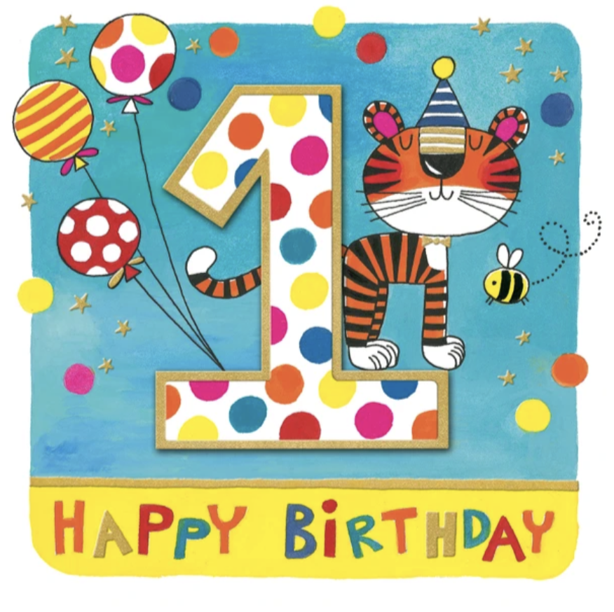 Rachel Ellen Design Gift Card - 1st Boy Tiger