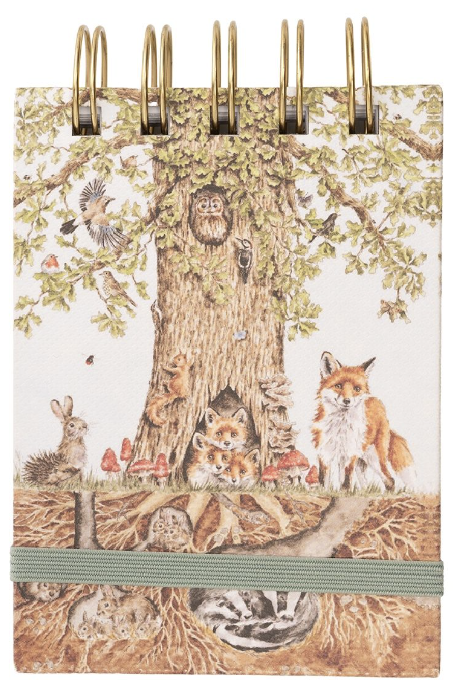 Wrendale Designs 100 Page Notebook - Woodland