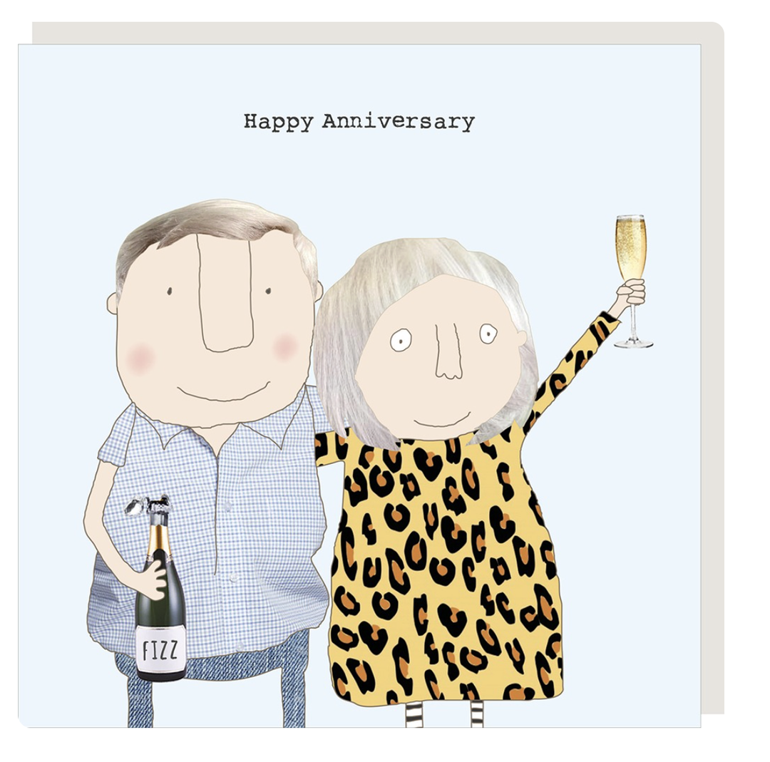 Rosie Made A Thing Card - Anniversary Fizz