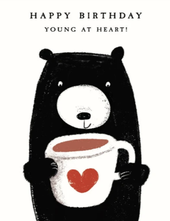 Bear Card - Young At Heart Mug