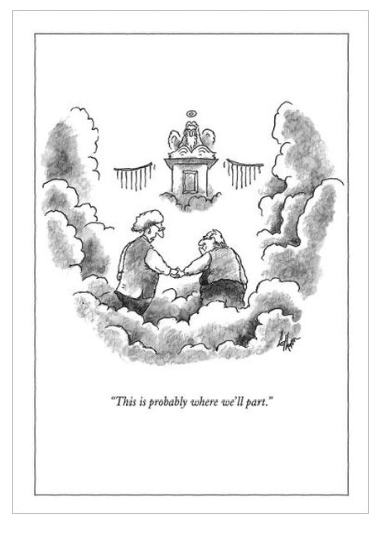 The New Yorker Card - Probably Where We'll Part