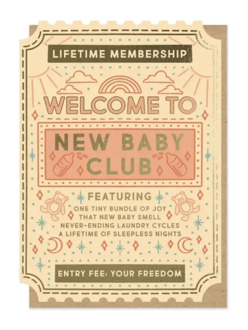 Box Office Card - New Baby Club