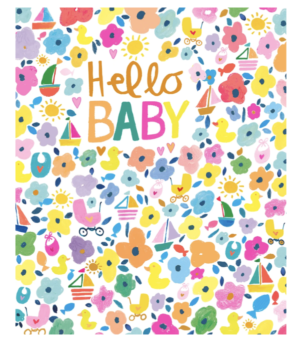 Hunky Dory Card - Hello Baby