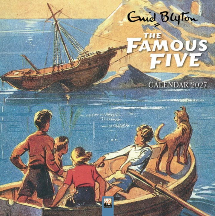 2027 Flame Tree Wall Calendar - The Famous Five