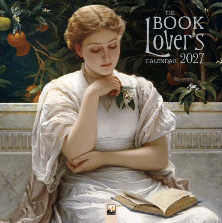 2027 Flame Tree Wall Calendar - The Book Lover's