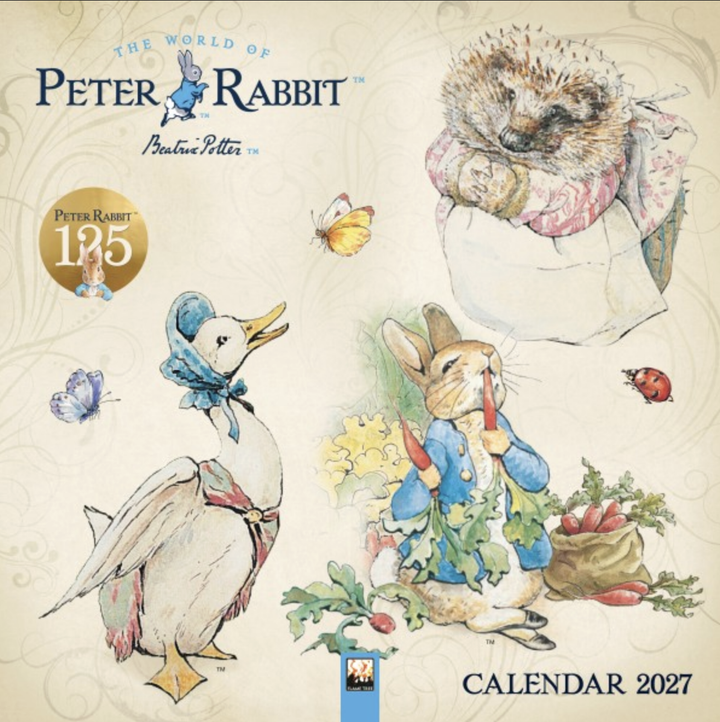 2027 Flame Tree Wall Calendar - Peter Rabbit