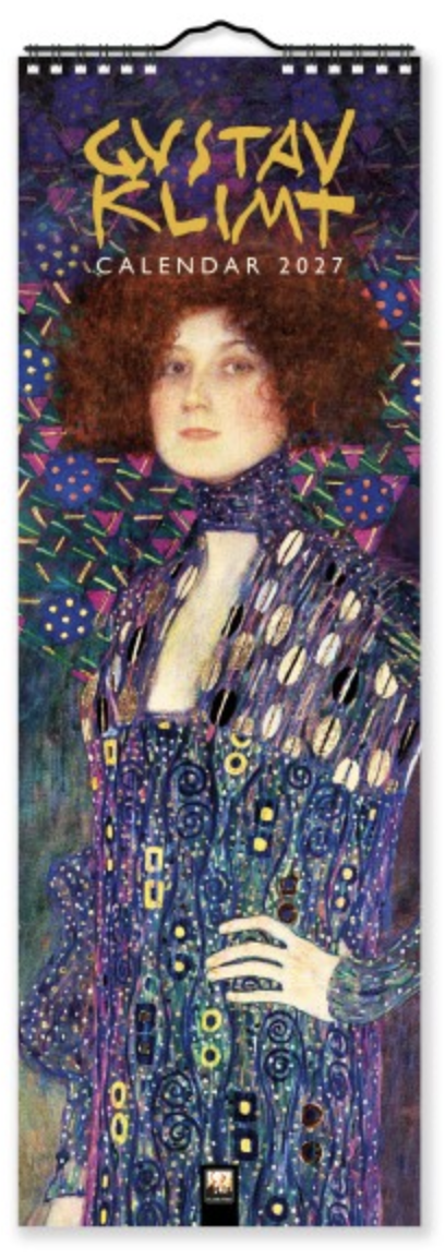 2027 Flame Tree Slim Calendar - Gystav Klimt