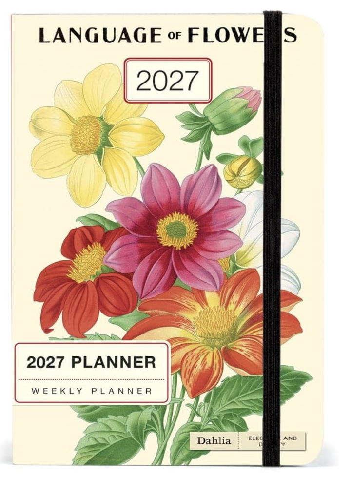 Cavallini 2027 Weekly Planner - Language of Flowers