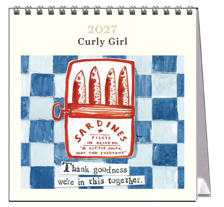 Vevoke Desk Calendar - Curly Girl